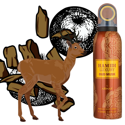 OUD MUSK BY ARMAF PERFUME BODY SPRAY - 200ML