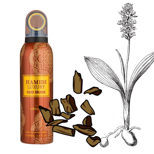 OUD MUSK BY ARMAF PERFUME BODY SPRAY - 200ML