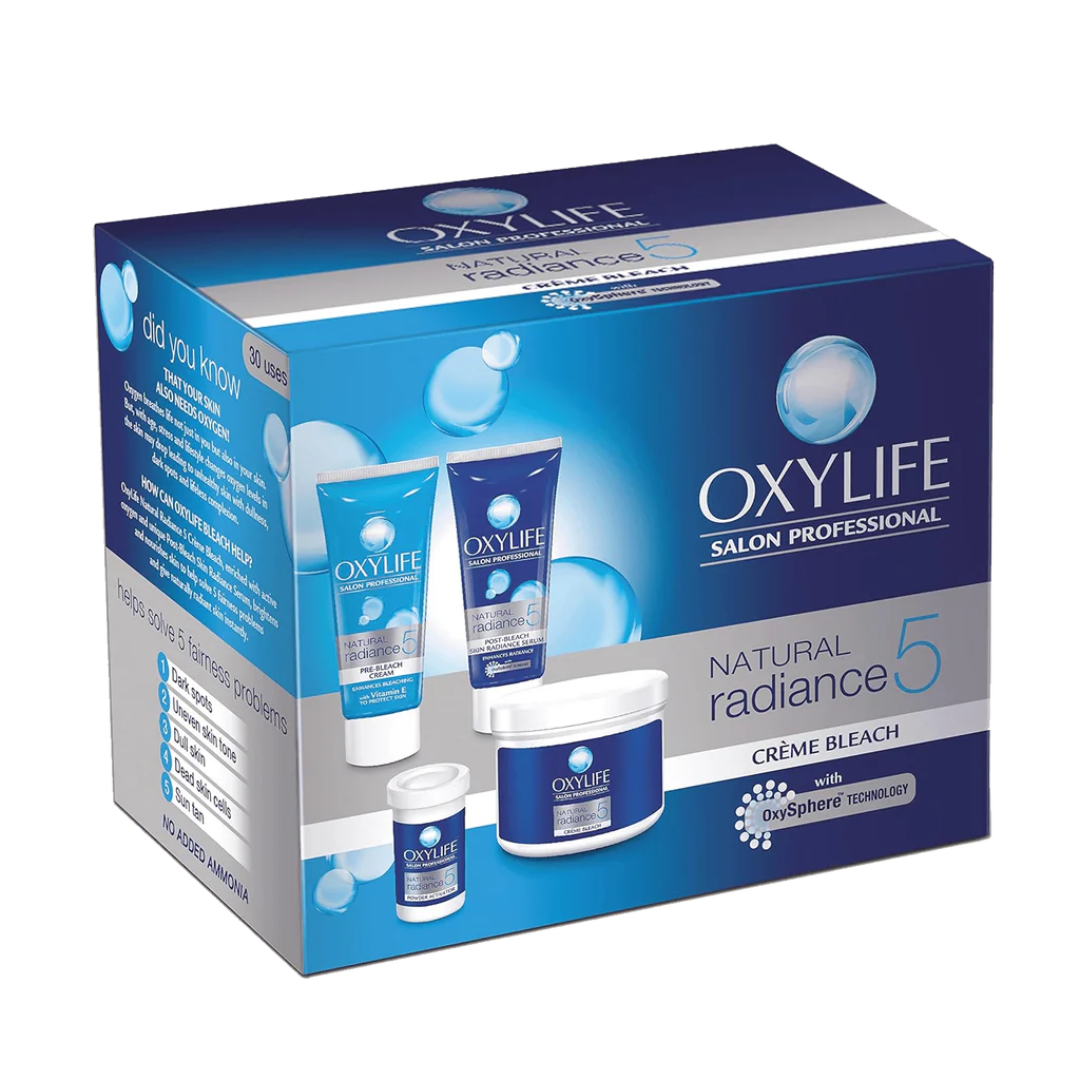 Oxylife Salon Professional Natural Radiance 5 creme Bleach, 310g