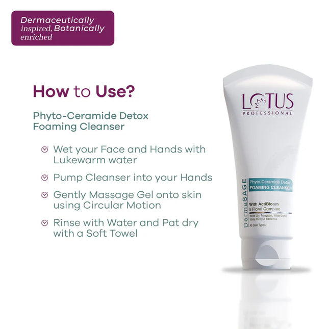 Lotus Professional Phyto-ceramide Detox Foaming Cleanser