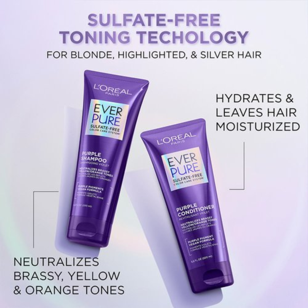 EverPure Sulfate Free Purple Shampoo & Conditioner