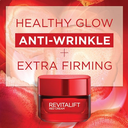 Revitalift Classic Face Care Energising Red Day Cream