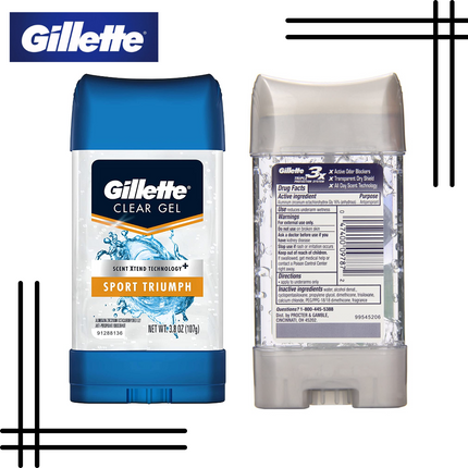 Gillette Clear Gel Triumph Sport Antiperspirant