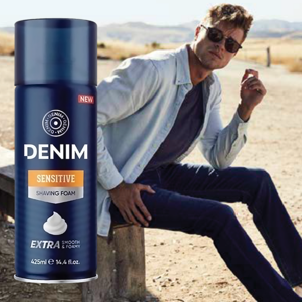 Denim performance Sensitive Shaving Foam 425ml