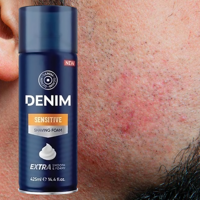 Denim performance Sensitive Shaving Foam 425ml