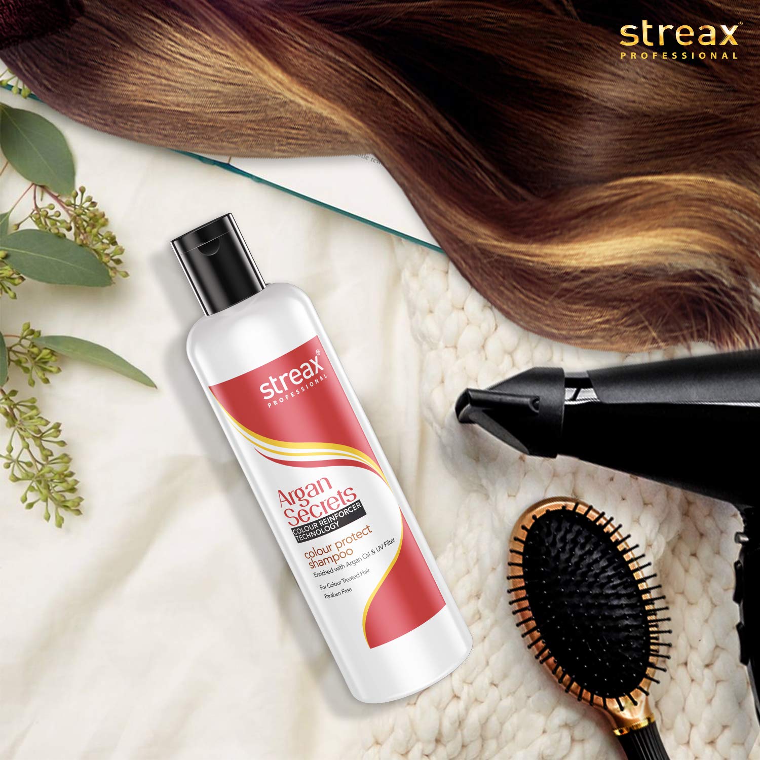 Streax Argan Secrets Color Protect Shampoo