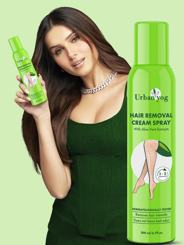 Urban Yog Hair Removal Cream Spray Aloe Vera