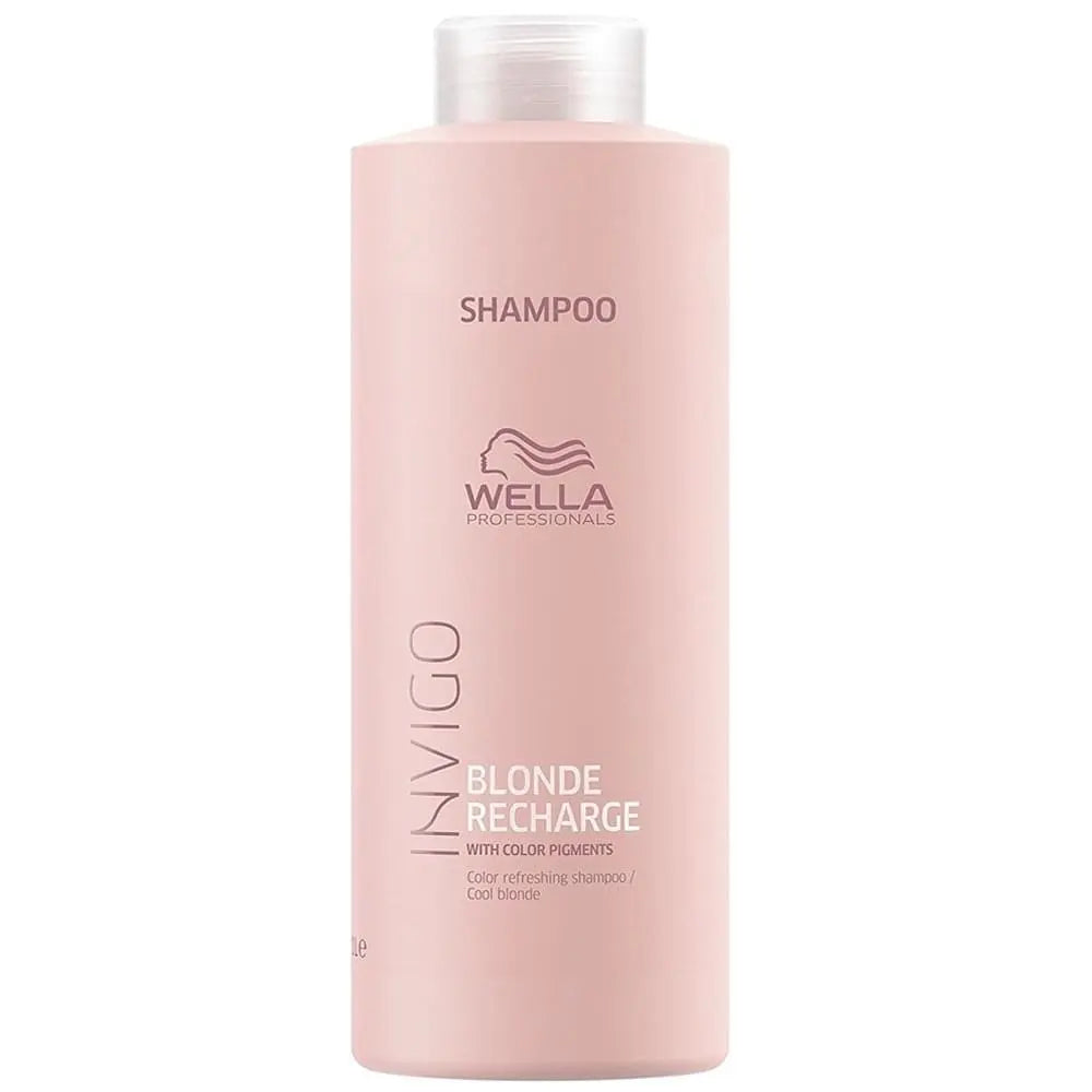 Wella Invigo Blonde Recharge Shampoo 1L
