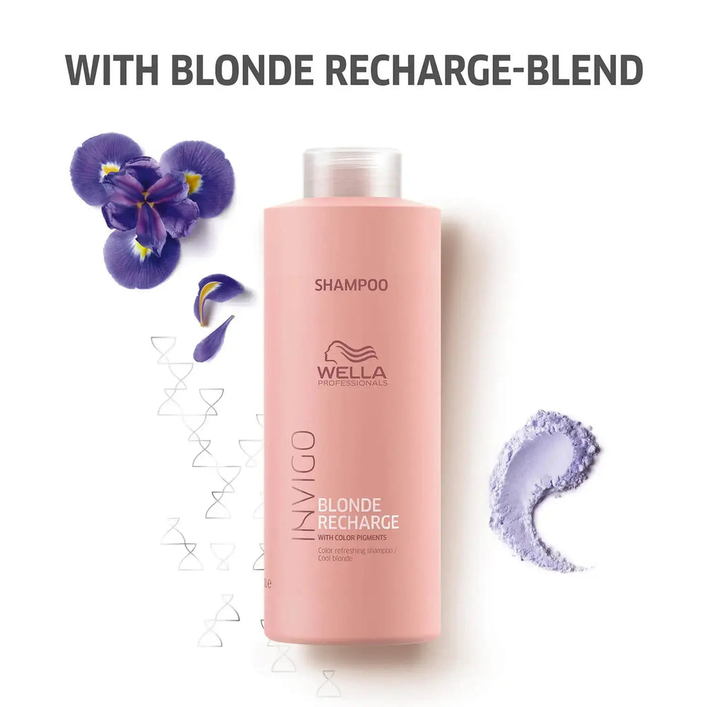 Wella Invigo Blonde Recharge Shampoo 1L