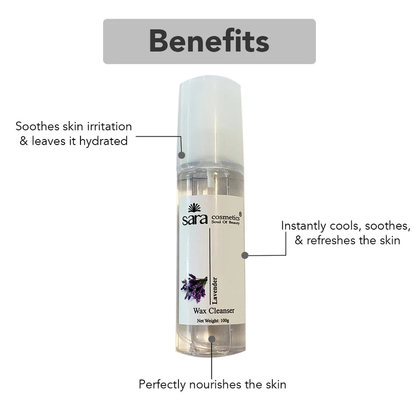Sara Cosmetics post wax oil