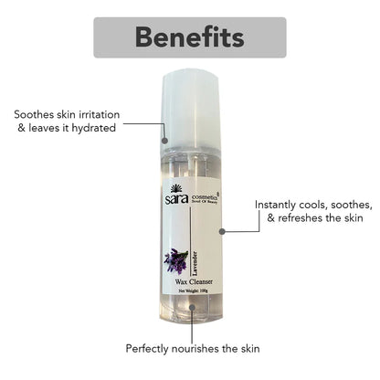 Sara Cosmetics post wax oil