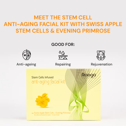 Raaga Stem Cell Infused anti-aging facial kit