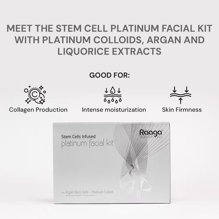 Raaga Stem Cell Infused platinum facial kit