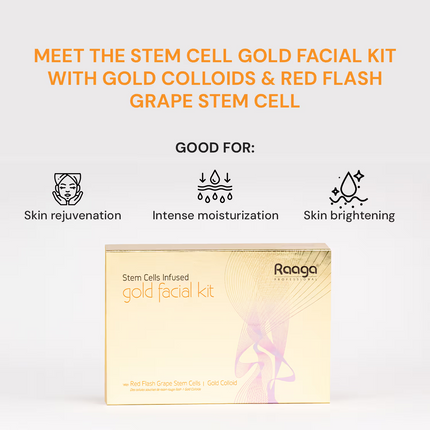 Raaga Stem Cell Infused gold facial kit