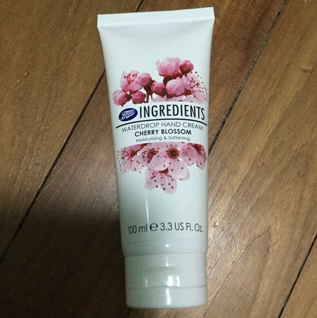Boots Ingredients Cherry Blossom Hand Cream