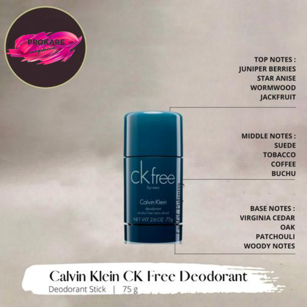 ck free Deodorant Stick