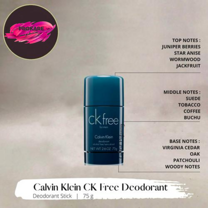 ck free Deodorant Stick