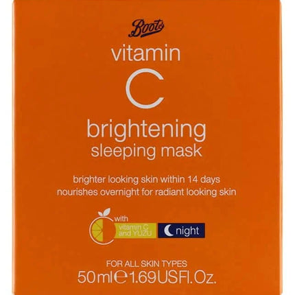 Boots Vitamin C brightening Sleeping Mask 50ml