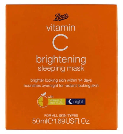 Boots Vitamin C brightening Sleeping Mask 50ml