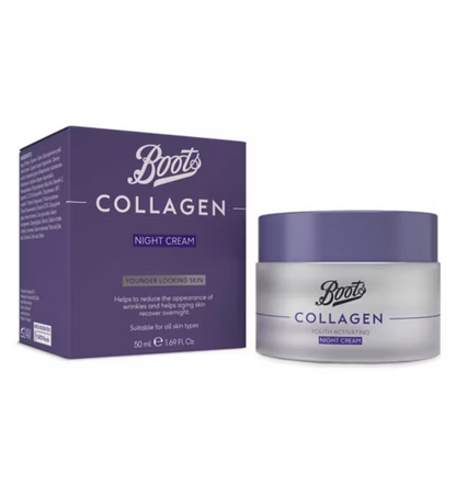 Boots Collagenese Youth activating Night Cream