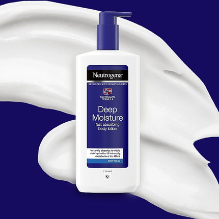 Neutrogena® Deep Moisture Fast absorbing Body Lotion