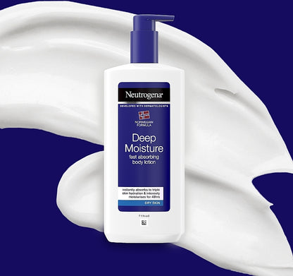 Neutrogena® Deep Moisture Fast absorbing Body Lotion