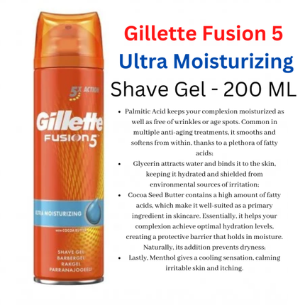 Gillette Fusion 5 Ultra Moisturizing Shaving Gel