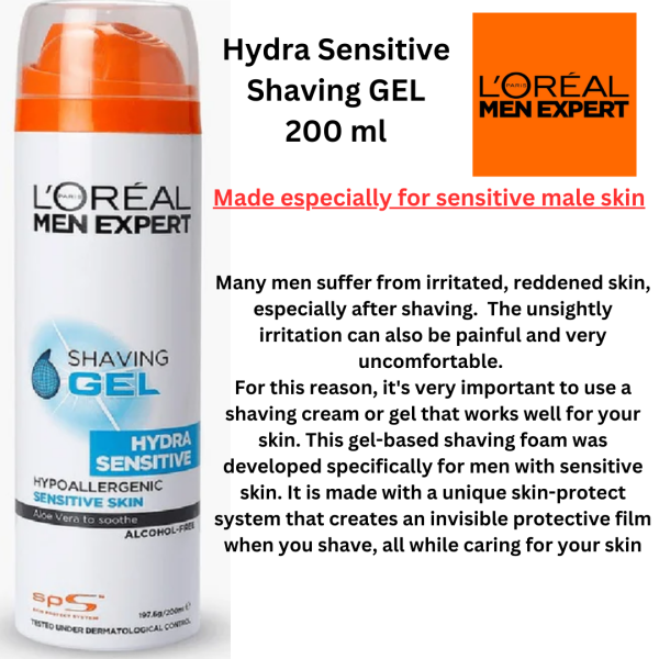 L'Oreal Men Expert Hydra Sensitive Shaving Gel