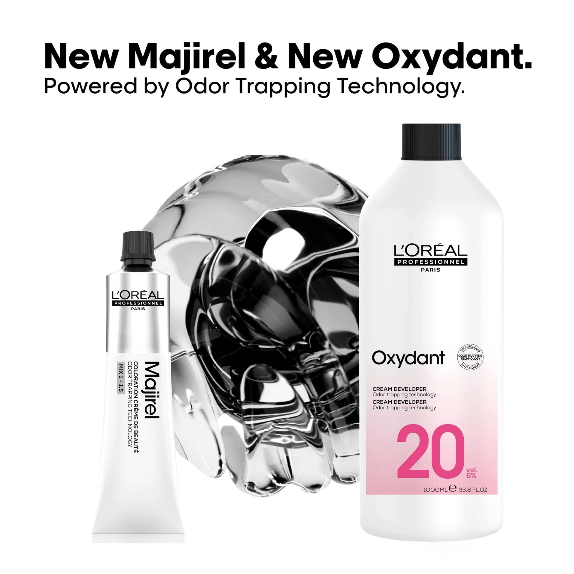 L’Oréal Professionnel Cream Developer 20 Vol 6% with Majirel tube, perfect combination