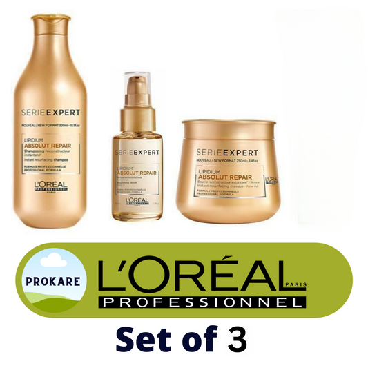 Loreal Absolute Repair combo of Shampoo, Mask, Serum