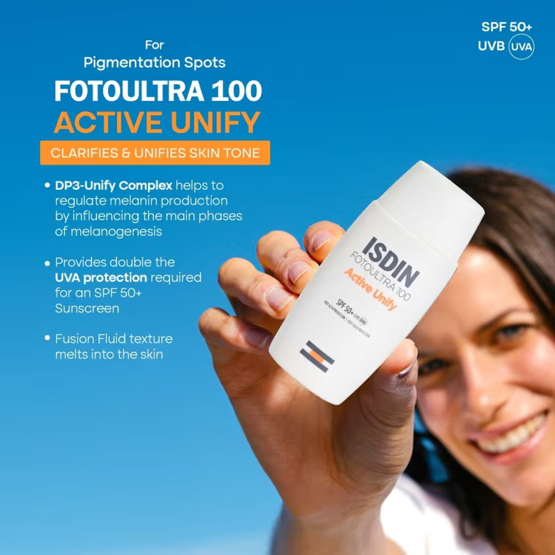 ISDIN Fotoultra 100 Active Unify Fusion Fluid