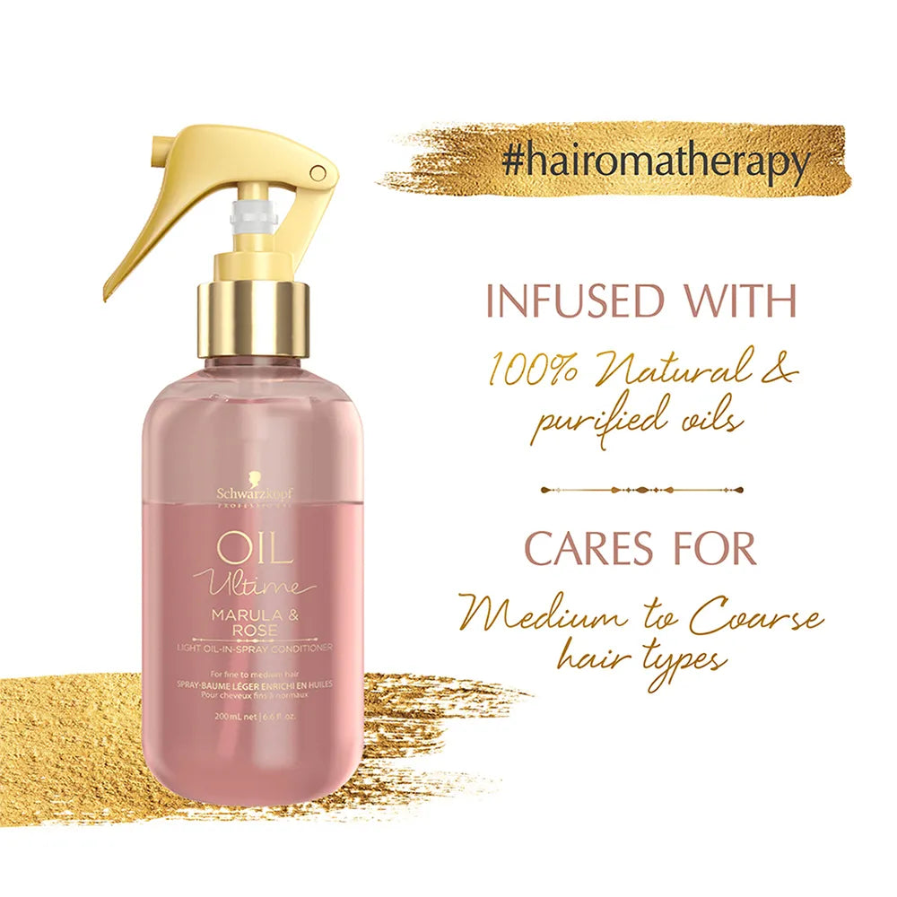 Oil Ultime Marula & Rose Light-Oil-In-Spray Conditioner