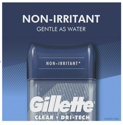 Gillette Clear+Dri-Tech Clear Shield Antiperspirant Protection