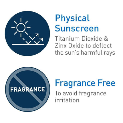 CeraVe Hydrating Mineral Sunscreen SPF50 Titanium Dioxide & Zinc Oxide