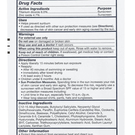 CeraVe Sunscreen SPF50 Stick