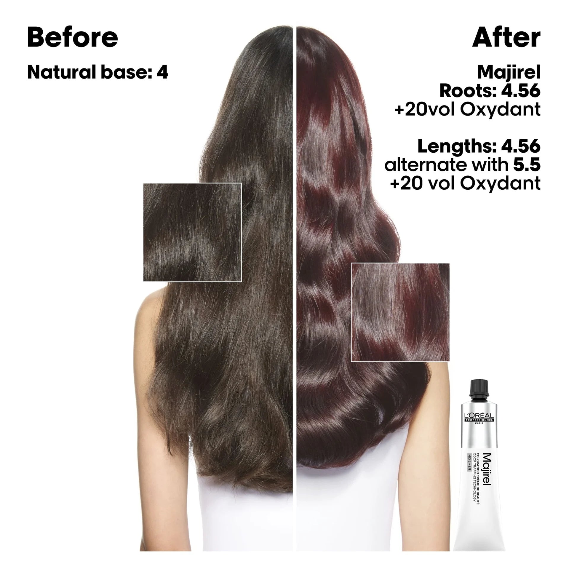 Majirel before and after