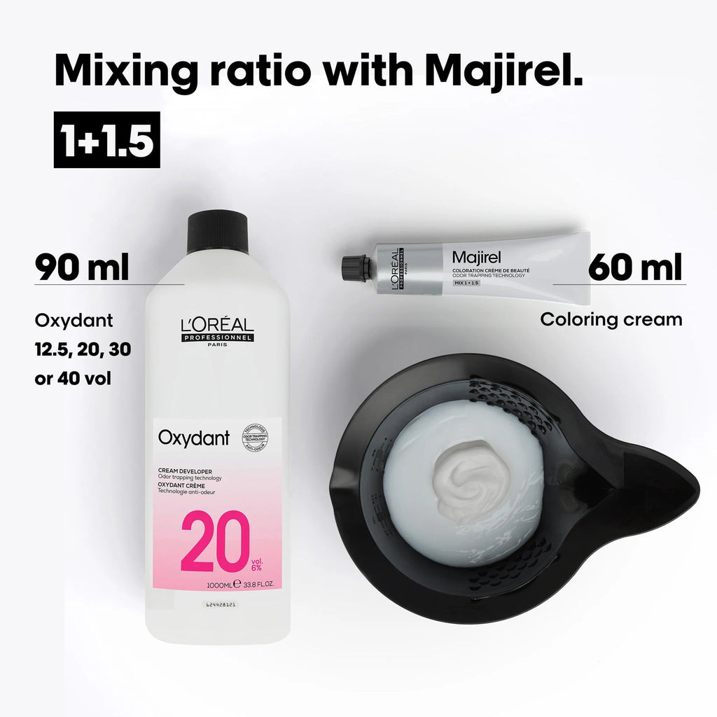 Majirel developer mixing ratio