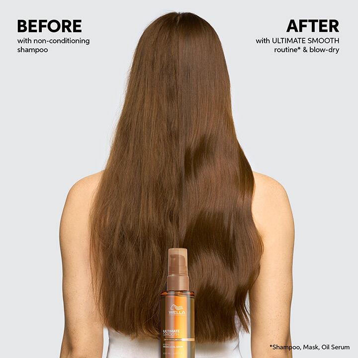 Ultimate Smooth Miracle Oil Serum before and after