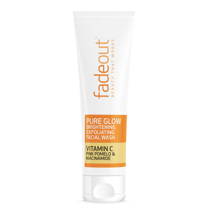 FadeOut Pure Glow Whitening Exfoliating Facial Wash