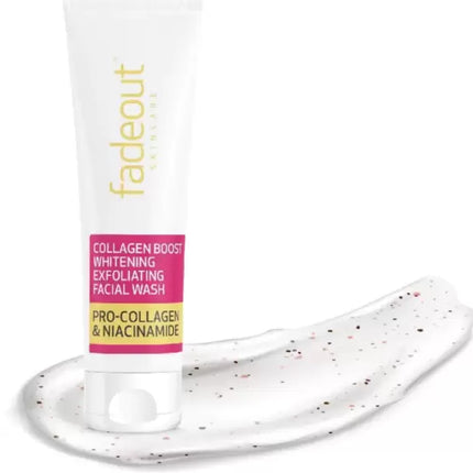 FadeOut Collagen Boost Whitening Exfoliating Facial Wash