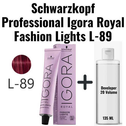 Igora Royal Fashion Lights de Schwarzkopf Professional, color L-89