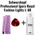 Con revelador recargado de 135 ml, 20 vol. (uso único), longitud media