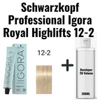 Con 200 ml de revelador rellenable, 20 vol. (dos usos), longitud media