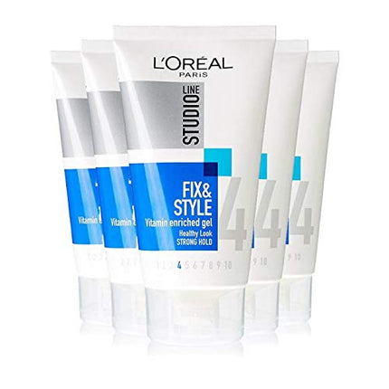 Studio Line Fix & Style Strong Hold Hair Gel 4