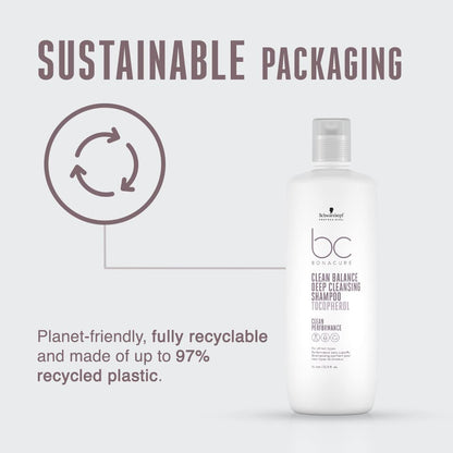 Schwarzkopf Clean Balance Deep cleansing Shampoo 1L with Pump