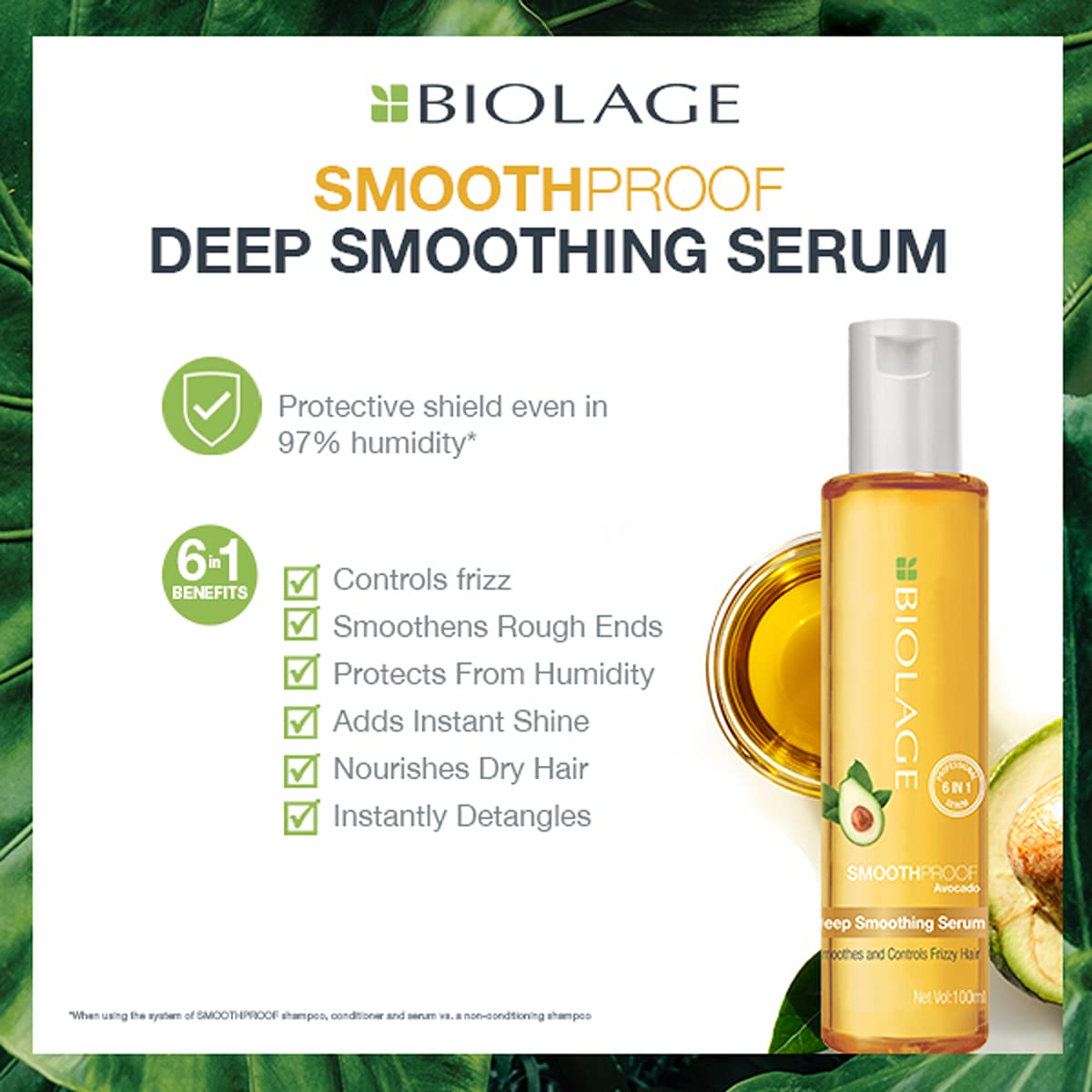 Biolage Smoothproof Deep Smoothing 6-in-1 Professional Hair Serum  