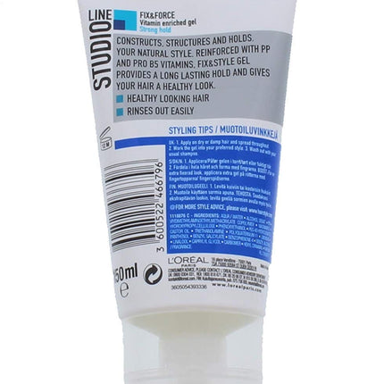 Studio Line Fix & Style Strong Hold Hair Gel 4