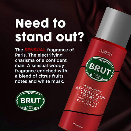 Brut Attraction Totale Deodorant 