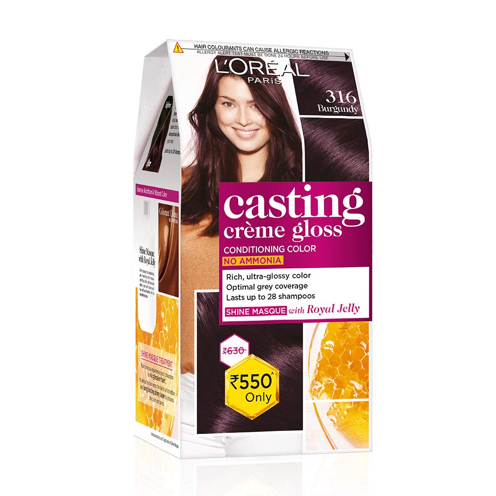 Loreal Paris Casting Creme Gloss Conditioning Color No Ammonia 316 Burgundy