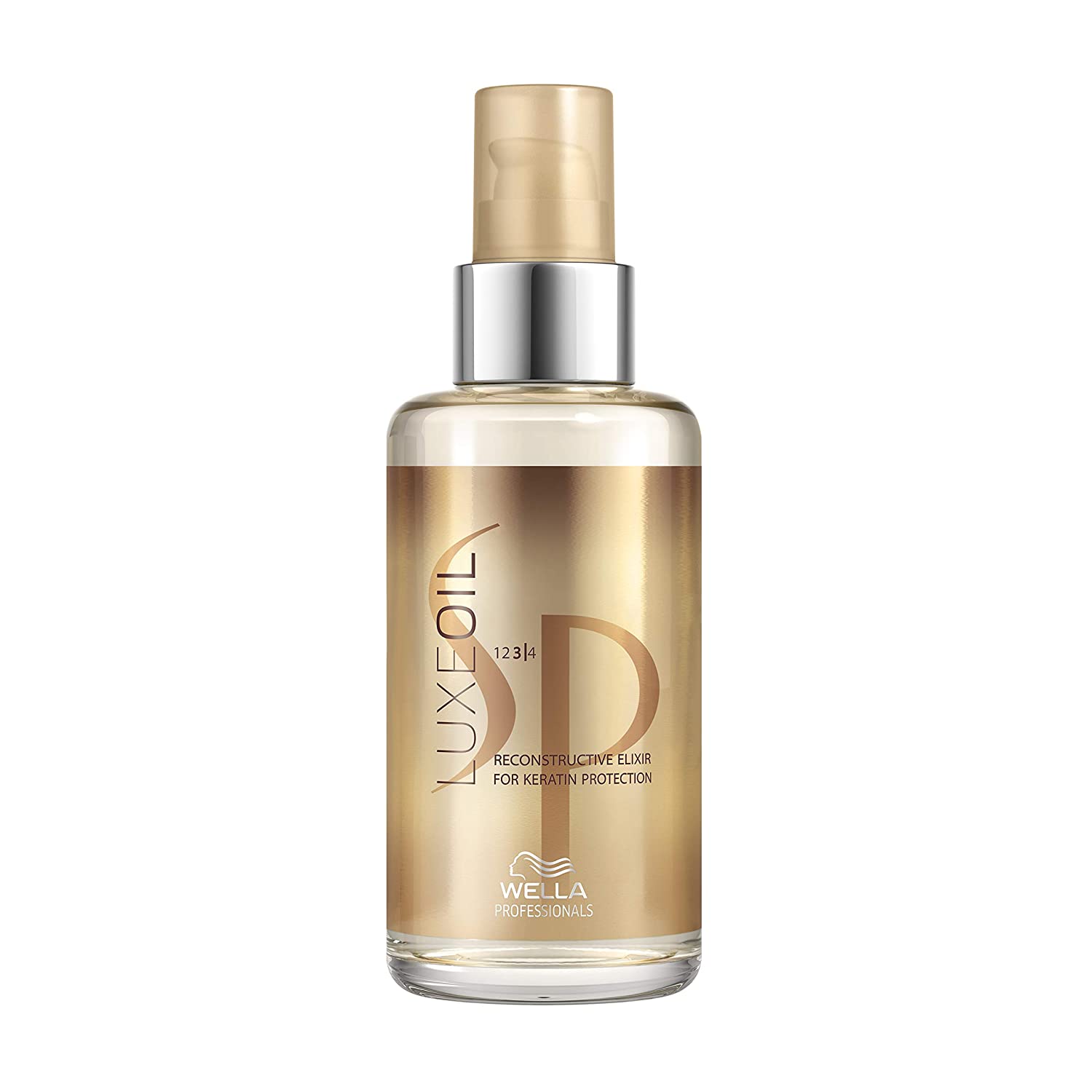 Wella Professionals SP Sp Luxeoil Shampoo 200ml and Reconstructive Elixir 30ml For Keratin Protection, 2 Pieces